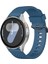 Samsung Galaxy Watch3 45MM/GALAXY Watch 46MM Saat Kayışı 22MM Silikon Saat Bandı - Koyu Mavi (Yurt Dışından) 5