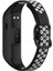 Samsung Galaxy Fit 2 SM-R220 Için Iki Renkli Yumuşak Silikon Saat Kayışı, Yedek Saat Kayışı - Siyah/beyaz (Yurt Dışından) 2