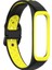 Samsung Galaxy Fit 2 SM-R220 Için Iki Renkli Yumuşak Silikon Saat Kayışı, Yedek Saat Kayışı - Siyah/sarı (Yurt Dışından) 1