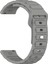 Samsung Galaxy Watch3 45MM/GALAXY Watch 46MM/GEAR S3 Classic Evrensel 22MM Saat Kayışı Için Silikon Kayış - Gri (Yurt Dışından) 2
