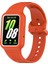 Samsung Galaxy Fit3 (SM-R390) Saat Kayışı Için Kılıflı Entegre Silikon Saat Bandı - Turuncu (Yurt Dışından) 1