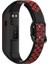 Samsung Galaxy Fit 2 SM-R220 Için Iki Renkli Yumuşak Silikon Saat Kayışı, Yedek Saat Kayışı - Siyah/kırmızı (Yurt Dışından) 2