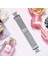 Samsung Gear Sport/gear S2 Classic Milanese Bant Çiçek Paslanmaz Çelik Manyetik Örgü Saat Kayışı - Gümüş (Yurt Dışından) 3