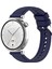 Huawei Watch Gt 3 42MM/SAMSUNG Galaxy Watch7/6/5/4/5 Pro Saat Kayışı 20MM Dokulu Silikon Bant-Mavi (Yurt Dışından) 4