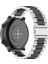 Huawei Watch Gt Active/watch 2 Pro/samsung Gear S3/huami Gtr 47 mm Için 22 mm Paslanmaz Çelik Saat Kayışı, Akıllı Saat Yedek Bilek Kayışı - Gümüş/siyah/gümüş (Yurt Dışından) 4