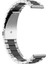 Huawei Watch Gt Active/watch 2 Pro/samsung Gear S3/huami Gtr 47 mm Için 22 mm Paslanmaz Çelik Saat Kayışı, Akıllı Saat Yedek Bilek Kayışı - Gümüş/siyah/gümüş (Yurt Dışından) 5