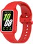 Samsung Galaxy Fit3 (SM-R390) Saat Kayışı Için Kılıflı Entegre Silikon Saat Bandı - Kırmızı (Yurt Dışından) 1