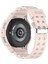 Samsung Galaxy Watch7 40MM Saat Kayışı Silikon Kayış Değişimi ve Saat Kılıfı - Pembe (Yurt Dışından) 3