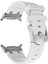 Samsung Galaxy Watch Ultra 47MM Saat Kayışı Yedek Silikon Saat Bandı - Gümüş + Beyaz (Yurt Dışından) 1