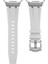 Samsung Galaxy Watch Ultra 47MM Saat Kayışı Yedek Silikon Saat Bandı - Gümüş + Beyaz (Yurt Dışından) 5