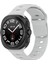 Samsung Galaxy Watch Ultra 47MM Saat Bandı Için Ayarlanabilir Silikon Bilek Kayışı - Açık Gri (Yurt Dışından) 5