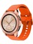 Samsung Galaxy Watch 42MM Için 20MM Silikon Saat Kayışı, Düz Renkli Ayarlanabilir Saat Bilek Bandı - Turuncu (Yurt Dışından) 4