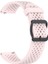Xiaomi Watch S4 Sport/samsung Galaxy Watch3 45MM/WATCH 42MM Silikon 22MM Çoklu Delikli Nefes Alabilir Saat Kayışı - Açık Pembe (Yurt Dışından) 3