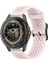 Xiaomi Watch S4 Sport/samsung Galaxy Watch3 45MM/WATCH 42MM Silikon 22MM Çoklu Delikli Nefes Alabilir Saat Kayışı - Açık Pembe (Yurt Dışından) 5