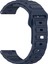 Samsung Galaxy Watch3 45MM/GALAXY Watch 46MM/GEAR S3 Classic Evrensel 22MM Saat Kayışı Için Silikon Kayış - Gece Mavisi (Yurt Dışından) 2