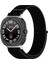 Kalebol Samsung Galaxy Watch Ultra 47MM Saat Kayışı Magic Bant Örgülü Naylon Bileklik-Siyah (Yurt Dışından) 3