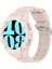Samsung Galaxy Watch7 40MM Silikon+Tpu Saat Kayışı ve Saat Kılıfı - Pembe (Yurt Dışından) 2