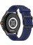 Samsung Galaxy Watch Fe 40MM/WATCH7 44MM/40MM Silikon 20MM Çoklu Delikli Nefes Alabilir Saat Kayışı - Koyu Mavi (Yurt Dışından) 1