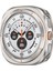 Samsung Galaxy Watch Ultra 47MM Saat Kılıfı Alüminyum Alaşım + Pc Koruyucu Kılıf - Titanyum + Turuncu (Yurt Dışından) 2