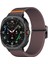Samsung Galaxy Watch Ultra 47MM Naylon Kayış Elastik Yedek Saat Bandı - Mor (Yurt Dışından) 4