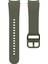 Samsung Galaxy Watch Fe/7/6/5/4 Için Dikiş Çizgili Dekorlu Saat Kayışı Yedek Silikon Kayış - Ordu Yeşili (Yurt Dışından) 5