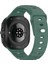 Kalebol Samsung Galaxy Watch Ultra 47MM Silikon Saat Kayışı Kare Tokalı Saat Kayışı - Koyu Yeşil (Yurt Dışından) 1