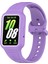 Samsung Galaxy Fit3 (SM-R390) Saat Kayışı Için Kılıflı Entegre Silikon Saat Bandı - Mor (Yurt Dışından) 1
