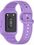 Samsung Galaxy Fit3 (SM-R390) Saat Kayışı Için Kılıflı Entegre Silikon Saat Bandı - Mor (Yurt Dışından) 3