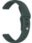 12 mm Evrensel Akıllı Saat Ters Tokalı Silikon Saat Kayışı Için Yedek Bant - Siyahımsı Yeşil (Yurt Dışından) 4