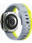Samsung Galaxy Watch Ultra 47MM Silikon Saat Kayışı Nefes Alabilir Spor Saat Kayışı - Gri/sarıyeşil (Yurt Dışından) 1