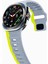 Samsung Galaxy Watch Ultra 47MM Silikon Saat Kayışı Nefes Alabilir Spor Saat Kayışı - Gri/sarıyeşil (Yurt Dışından) 4
