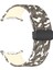 Samsung Galaxy Watch Ultra 47MM Saat Kayışı Kamuflaj Desenli Silikon Kayış ve Manyetik Toka - Starlight (Yurt Dışından) 3