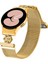 Samsung Galaxy Watch6 Classic/watch6 Milanese Saat Kayışı Paslanmaz Çelik Kayış ve Hızlı Çıkarma Bağlantısı - Altın (Yurt Dışından) 2