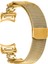 Samsung Galaxy Watch6 Classic/watch6 Milanese Saat Kayışı Paslanmaz Çelik Kayış ve Hızlı Çıkarma Bağlantısı - Altın (Yurt Dışından) 3
