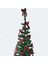 15 Adet Kırmızı Yılbaşı Çam Ağaçı Fiyonk Kurdele Yeni Yıl Noel Parti Dekorasyon Süsleri 7x7,5cm 2