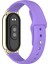 12 mm Evrensel Akıllı Saat Ters Tokalı Silikon Saat Kayışı Için Yedek Bant - Mor (Yurt Dışından) 1