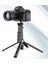 ® Fotoğraf Makinası ve Telefon Takılabilen 2si 1 Arada 2.2m Uzayan Selfie Çubuğu Kumandalı Tripod 4