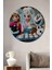 Elsa Anna Olaf Pasta Keyfi Dekoratif Ahşap Mdf Ev/işyeri Duvar Tablo Yuvarlak Ev/işyeri Duvar Tablo 1