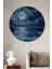 Ayışığında Okyanus Ahşap Mdf Dekoratif Ev/işyeri Duvar Tablo Yuvarlak Ev/işyeri Duvar Tablo 1