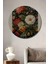 William Morris Çiçek Desenli Ahşap Mdf Dekoratif Tablo Yuvarlak Tablo 1