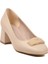 Bej Cilt Kadın Topuklu Ayakkabı 695039 Z 4