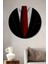 Kırmızı Kravatlı Şık Adam Ahşap Mdf Dekoratif Ev/işyeri Duvar Tablo Yuvarlak Ev/işyeri Duvar Tablo 1