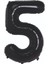 Rakam Grabo Siyah Folyo Balon 34" 1