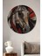 At Şıklığı Dekoratif Ahşap Mdf Ev/işyeri Duvar Tablo Yuvarlak Ev/işyeri Duvar Tablo 1