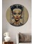 Nefertiti Dekoratif Ahşap Mdf Ev/işyeri Duvar Tablo Yuvarlak Ev/işyeri Duvar Tablo 1