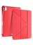 iPad Pro 11 2025 M5 Kılıf Zore Tri Folding Kalem Bölmeli Standlı Kılıf - Kırmızı 1