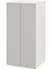 Platsa Smastad Çocuk Gardırobu Beyaz Gri 60 x 57 x 123 cm 1