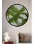 Çerçeve Görünümlü Spiral Yeşil Fırça Dekoratif Ahşap Mdf Ev Duvar Tablo Yuvarlak Ev Duvar Tablo 1