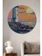 Fener Manzaralı Dekoratif Ahşap Mdf Ev/işyeri Duvar Tablo Yuvarlak Ev/işyeri Duvar Tablo 1