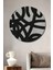Soyut Sanat Ahşap Mdf Dekoratif Ev/işyeri Duvar Tablo Yuvarlak Ev/işyeri Duvar Tablo 1